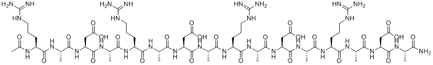 RADA 16 molecular structure (CAS 289042-25-7)