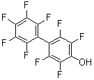 Nonafluoro-4-hydroxybiphenyl molecular structure (CAS 2894-87-3)