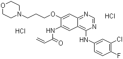 Canertinib dihydrochloride molecular structure (CAS 289499-45-2)
