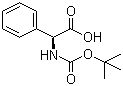 N-Boc-L-alpha-phenylglycine molecular structure (CAS 2900-27-8)