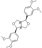 Pinoresinol dimethyl ether molecular structure (CAS 29106-36-3)