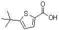 结构式 CAS# 29212-25-7, 5-叔丁基-2-噻吩羧酸