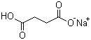 structure of CAS# 2922-54-5, Monosodium succinate;Sodium hydrogen succinate; Butanedioic acid monosodium salt; Succinic acid monosodium salt