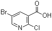 结构式 CAS# 29241-65-4, 5-溴-2-氯烟酸