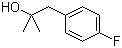 结构式 CAS# 2928-17-8, 1-(4-氟苯基)-2-甲基-2-丙醇