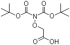 structure of CAS# 293302-31-5, Bis-Boc-aminooxyacetic acid;Bis-Boc-Aoa