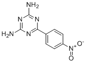 6-(4-Nitrophenyl)-1,3,5-triazine-2,4-diamine molecular structure (CAS 29366-73-2)