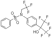 structure of CAS# 293754-55-9, T 0901317;T 1317; TO 901317; N-(2,2,2-Trifluoroethyl)-N-[4-[2,2,2-trifluoro-1-hydroxy-1-(trifluoromethyl)ethyl]phenyl]benzenesulfonamide