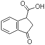 3-Oxoindane-1-carboxylic acid molecular structure (CAS 29427-69-8)