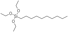 结构式 CAS# 2943-73-9, 正癸基三乙氧基硅烷