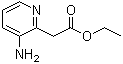 结构式 CAS# 295327-27-4, 3-氨基-2-吡啶乙酸乙酯