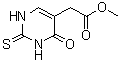 1,2,3,4-Tetrahydro-4-oxo-2-thioxo-5-pyrimidineacetic acid methyl ester molecular structure (CAS 29571-40-2)