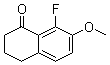 8-Fluoro-3,4-dihydro-7-methoxy-1(2H)-naphthalenone molecular structure (CAS 295779-88-3)