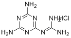 structure of CAS# 2959-04-8, 1-(4,6-Diamino-1,3,5-triazin-2-yl)guanidine hydrochloride