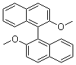 2,2'-Dimethoxy-1,1'-binaphthalene molecular structure (CAS 2960-93-2)