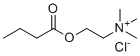 Butyrylcholine chloride molecular structure (CAS 2963-78-2)