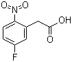structure of CAS# 29640-98-0, 5-Fluoro-2-nitrophenylacetic acid