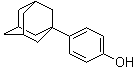 structure of CAS# 29799-07-3, 4-(1-Adamantyl)phenol;4-(Adamantan-1-yl)phenol