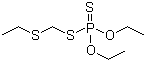 结构式 CAS# 298-02-2, 甲拌磷; O,O-二乙基-S-乙硫基甲基-二硫代磷酸酯