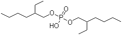 structure of CAS# 298-07-7, Bis(2-ethylhexyl) phosphate;Bis(2-ethylhexyl) hydrogen phosphate; Di(2-ethylhexyl) phosphate; DEPHA