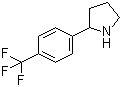 structure of CAS# 298690-84-3, 2-(4-Trifluoromethylphenyl)pyrrolidine;2-[4-(Trifluoromethyl)phenyl]pyrrolidine