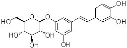 (E)-Astringin molecular structure (CAS 29884-49-9)