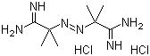 2,2'-Azobis(2-methylpropionamidine) dihydrochloride molecular structure (CAS 2997-92-4)