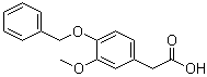 结构式 CAS# 29973-91-9, 4-苄氧基-3-甲氧基苯基乙酸