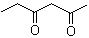 2,4-Hexanedione molecular structure (CAS 3002-24-2)