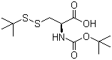 Boc-S-tert-butylmercapto-L-cysteine molecular structure (CAS 30044-61-2)
