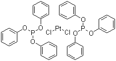 cis-Dichlorobis(triphenylphosphite)platinum(II) molecular structure (CAS 30053-58-8)