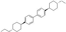4-(trans-4-Ethylcyclohexyl)-4'-(trans-4-propylcyclohexyl)-1,1'-biphenyl molecular structure (CAS 300545-17-9)