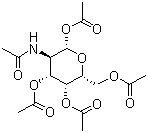 2-(Acetylamino)-2-deoxy-beta-D-galactopyranose 1,3,4,6-tetraacetate molecular structure (CAS 3006-60-8)