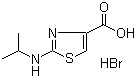 结构式 CAS# 300831-03-2, 2-异丙胺基噻唑-4-甲酸氢溴酸盐