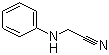 structure of CAS# 3009-97-0, N-Phenylglycinonitrile;2-Phenylglycinonitrile