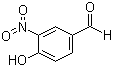 structure of CAS# 3011-34-5, 4-Hydroxy-3-nitrobenzaldehyde