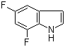 structure of CAS# 301856-25-7, 5,7-Difluoroindole
