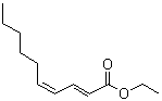 结构式 CAS# 3025-30-7, (2E,4Z)-2,4-癸二烯酸乙酯