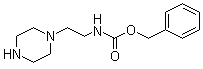 结构式 CAS# 302557-33-1, [2-(1-哌嗪基)乙基]-氨基甲酸苄酯