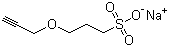 Propargyl-3-sulfopropyl ether sodium salt  molecular structure (CAS 30290-53-0)