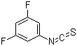 结构式 CAS# 302912-39-6, 3,5-二氟苯基异硫氰酸酯
