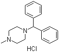 Cyclizine hydrochloride molecular structure (CAS 303-25-3)