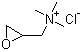 2,3-Epoxypropyltrimethylammonium chloride molecular structure (CAS 3033-77-0)