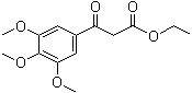 3,4,5-三甲氧基-beta-氧代-苯丙酸乙酯分子结构 (CAS 3044-56-2)