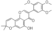 灰叶酚异黄酮分子结构 (CAS 3044-60-8)