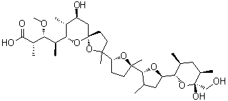 莫能星 B分子结构 (CAS 30485-16-6)
