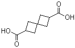 structure of CAS# 3057-91-8, Fecht acid;NSC 47621; Spiro[3.3]heptane-2,6-dicarboxylic acid