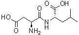 L-alpha-Aspartyl-L-leucine molecular structure (CAS 3062-14-4)