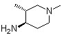 trans-1,3-Dimethyl-4-piperidinamine molecular structure (CAS 30648-81-8)