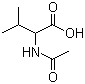 结构式 CAS# 3067-19-4, N-乙酰-DL-缬氨酸